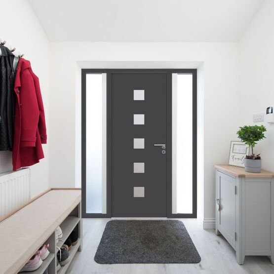  Porte d&#039;entrée monobloc en aluminium à haute performance thermique | Série 5700 Monobloc - SEPALUMIC