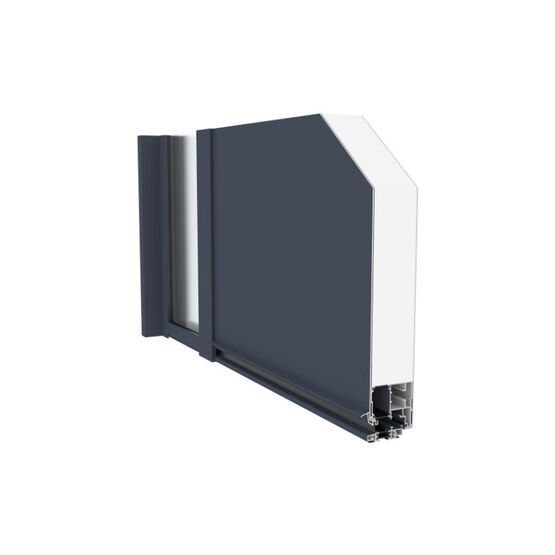 Porte d&#039;entrée monobloc en aluminium à haute performance thermique | Série 5700 Monobloc - produit présenté par SEPALUMIC