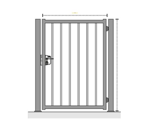  Portillon acier barreaudé | Portillon TT - QUAGLIA DIFFUSION