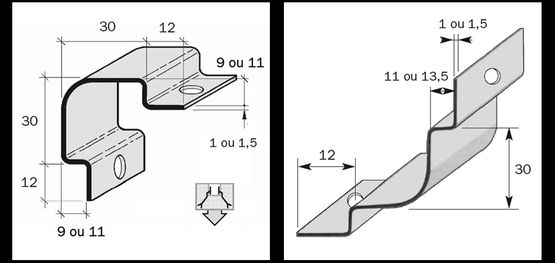  Protection d’angle de murs à sceller en inox | ADESOL - TECNO-K - ADESOL - TECNO-K