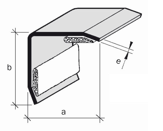 Angle de protection mur ANGL'ISOL® alvéoles plates sur alu