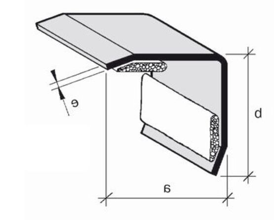  Protection d’angle de murs INOX à coller ou adhésive | ADESOL - TECNO-K - ADESOL - TECNO-K