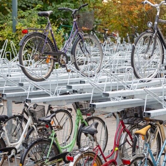 Rack de rangement à double étage en acier | HKK ECO