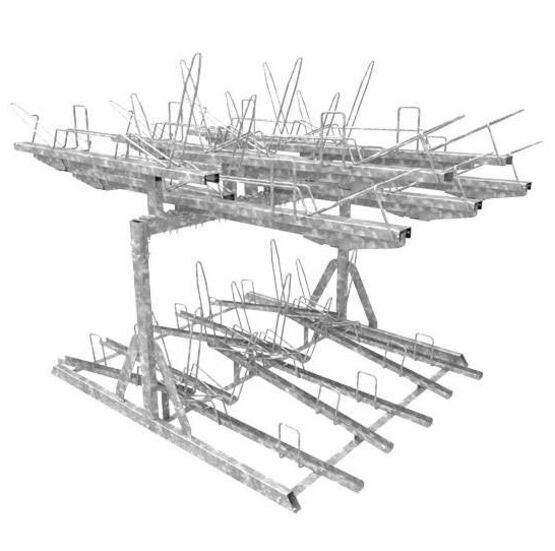  Rack de rangement à double étage en acier | HKK ECO - HAKKEN MOBILITY