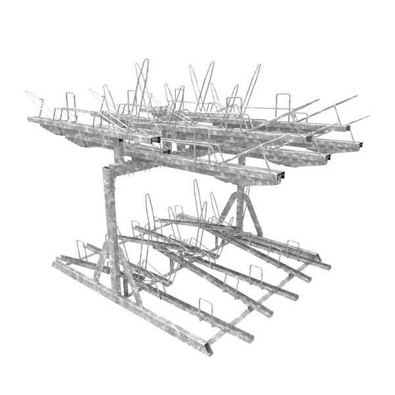  Rack double-étage pour vélos | HKK PREMIUM - Abri vélo