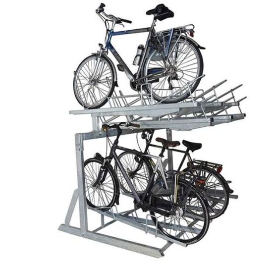 Rack double-étage pour vélos | HKK PREMIUM - produit présenté par HAKKEN MOBILITY