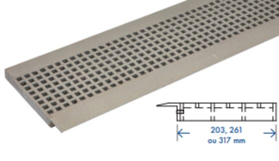 Seuil de porte PMR en caillebotis | JK TECHNIC - produit présenté par JK TECHNIC