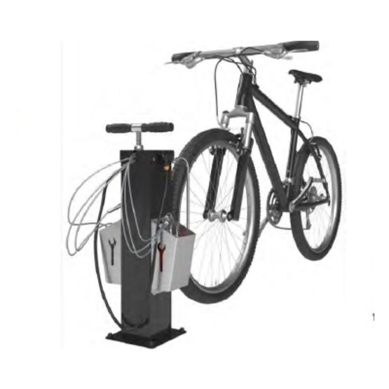  Station de réparation et de gonflage vélo de petite taille | PRS-SV20  - HAKKEN MOBILITY