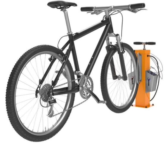  Station de réparation et de gonflage vélo de petite taille | PRS-SV20  - Gamme de mobilier, autre mobilier