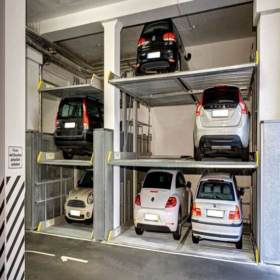   Système de parking mécanique pour automobiles | PARKLIFT 413  - Plate-forme de superposition pour véhicules