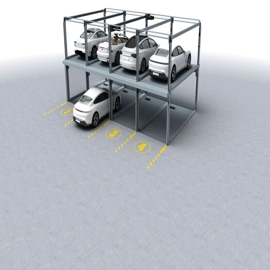 Système semi-automatique de stationnement pour automobiles | COMBIPARKER 560 