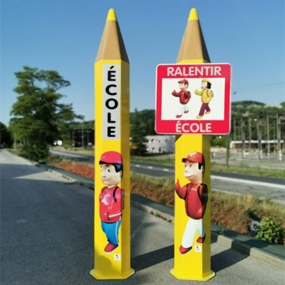  Totem gros crayon de signalisation | SERAC SIGNALISATION - Panneaux et autres signalisations routières