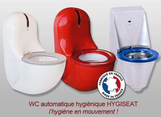  WC autonettoyant suspendu sur bâti-support | Hygiseat Design - SUPRATECH