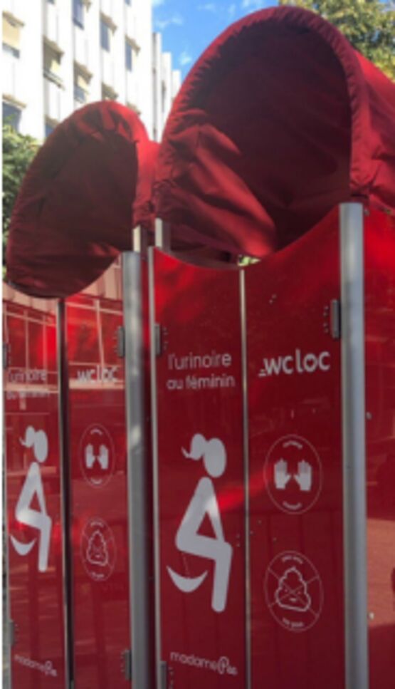 WC pour femme : &#039;urinoire féminine&#039; event | MADAMEPEE  - produit présenté par WC LOC