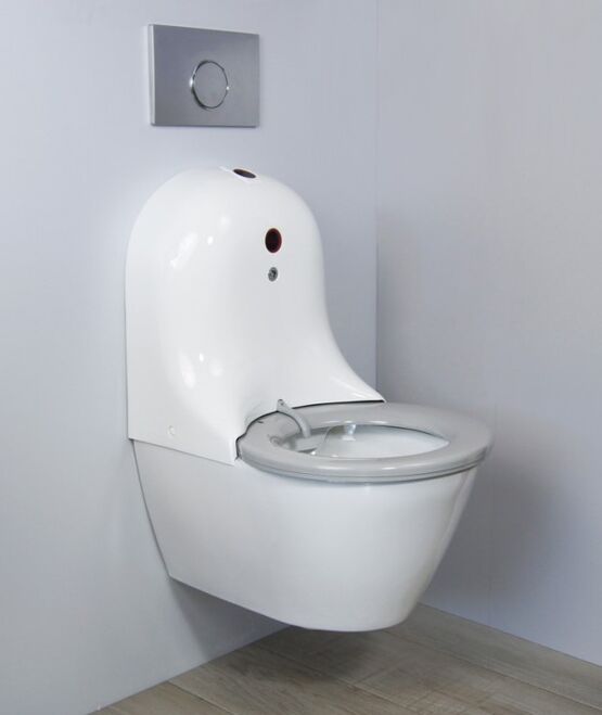 WC suspendu automatique HYGISEAT sans bride | SUP1600 - produit présenté par SUPRATECH