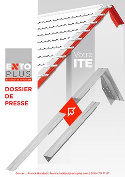 Système d'extension de toiture pour l'isolation thermique extérieure | LE SYSTEME EXTOPLUS