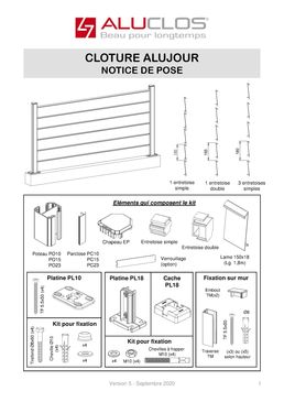 Panneaux brise-vue | ALUJOUR PERSIENNE / ALUJOUR AJOURE