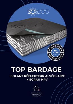 Isolant réflecteur alvéolaire souple | TOP BARDAGE