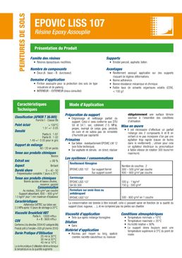 Résine pour la protection des sols intérieurs et extérieurs | Epovic Liss'107