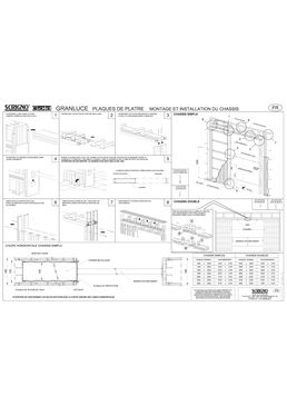 Châssis Scrigno simples et doubles pour portes coulissantes jusqu’à 480 cm | Granluce