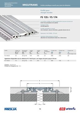 Profilé pour charges lourdes | MIGUTRANS FS 135 / FS 174 DSI ARTEON