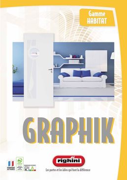 Bloc porte Righini Graphik pose fin de chantier | Graphik