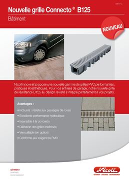 Système modulaire de caniveaux à grilles | Connecto