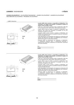 Lavabo PRIME PR002 Free-standing UHS et colonne PR008 