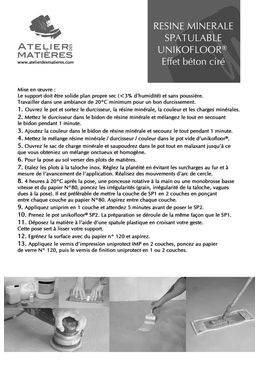 Enduit décoratif pour sols et murs aspect béton ciré | UNIKOFLOOR® SP