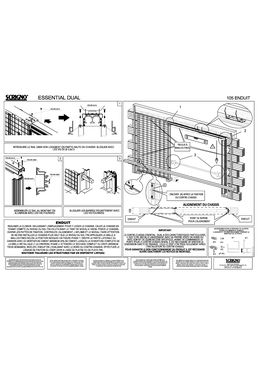 Contre-châssis Scrigno pour double portes coulissantes en verre | Essential Dual