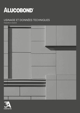 Panneau composite léger en aluminium thermolaqué anodisé |  ALUCOBOND Plus