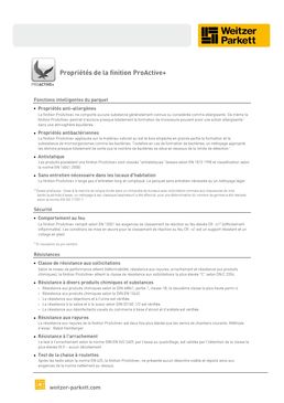 Lames en bois contrecollé chêne pur, calme, chanfreiné, PROACTIVE+ | WP 475