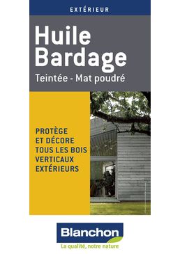 Huile d'imprégnation pigmentée pour protection de bois | Huile Bardage Teintée Mat poudré