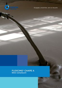 Mortier fluide à base de sulfate de calcium pour la réalisation de chapes | Flexcimo Chape A