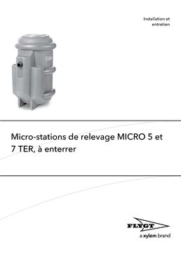 Stations de relevage à poser ou à enterrer pour maison individuelle | Micro 5 / 7