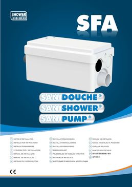 Pompe de relevage pour eaux usées de douche | Sanidouche