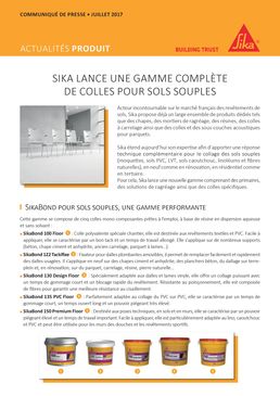 Colle de chantier pour pose de revêtements textiles et PVC | SikaBond 100