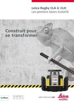 Laser évolutif pour plus de productivité et de performance | Leica Rugby CLA CLX700