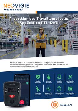 Protection travailleur isolé | Dispositif PTI DATI et portail Web de gestion