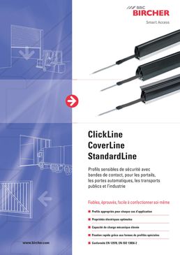 Bords sensibles / palpeurs de sécurité  | StandardLine