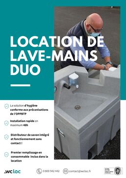 Lavabo autonome duo