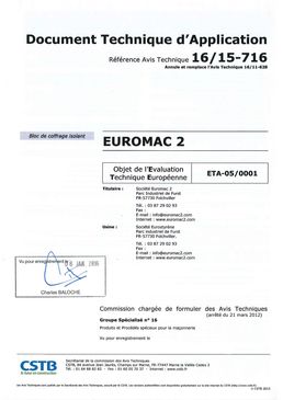 Bloc coffrant isolant en PSE | Coef R jusqu'à 8,70  | RE2020 | EUROMAC2 | MadeInFrance