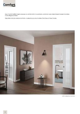 Portes d’intérieur coulissantes et battantes en bois | Comfort Luce 