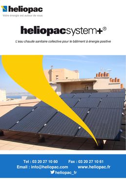 Système hybride de production d'ECS pour bâtiment à énergie positive | Heliopacsystem+