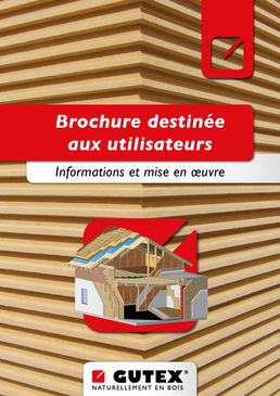 Panneau isolant en fibre de bois à profil de densité brute homogène | GUTEX Thermosafe homogen