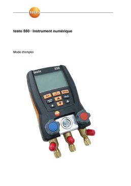 Analyseur froid pour PAC et groupes frigorifiques | Testo 550