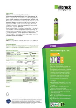 Mousse polyuréthane élastique | FM330