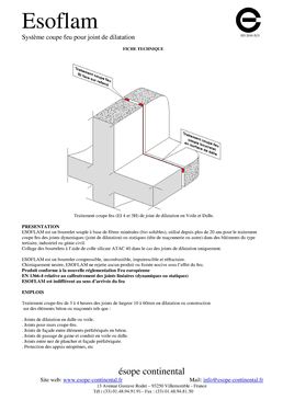 Cordon coupe-feu 4 heures