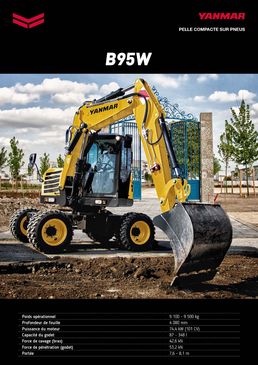 Pelle sur pneus Yanmar | B95W