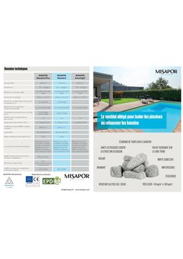 Remblai allégé pour isoler les piscines ou rehausser les bassins | Remblai allégé MISAPOR pour piscines